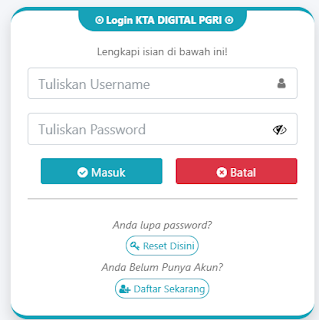 Register PGRI Maluku - Persatuan Guru Republik Indonesia Cabang Maluku